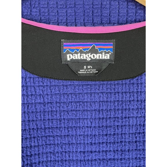 Patagonia Womens Small R2 Techface Jacket R Regulator Waffle Thermal Grid Blue - Picture 4 of 7